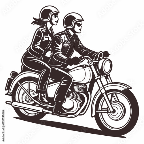 boy and girl riding a bike