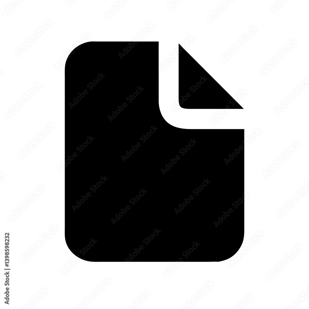 file glyph vector flat icon file glyph vector flat icon