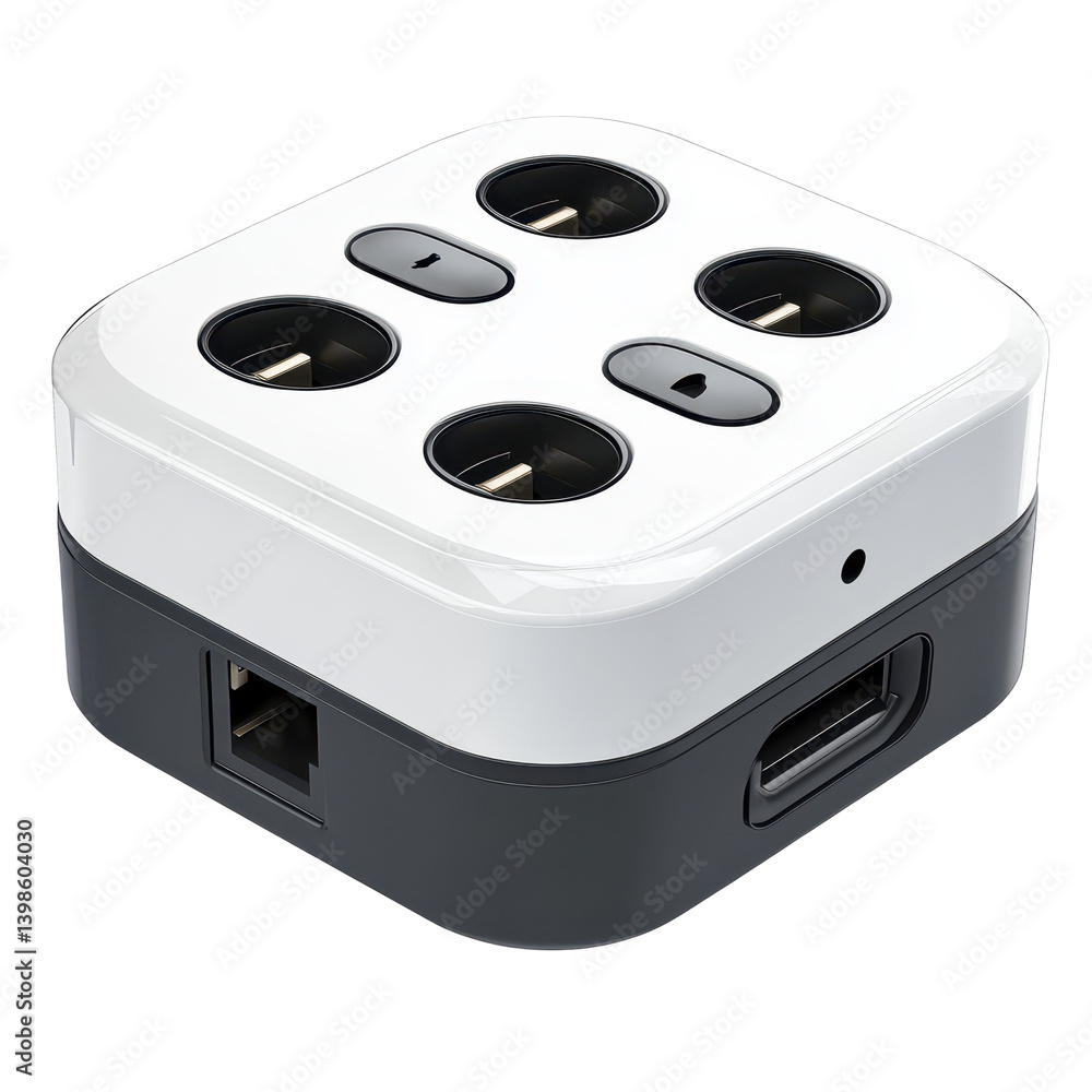 Fototapeta premium Surge Protector isolated on white background