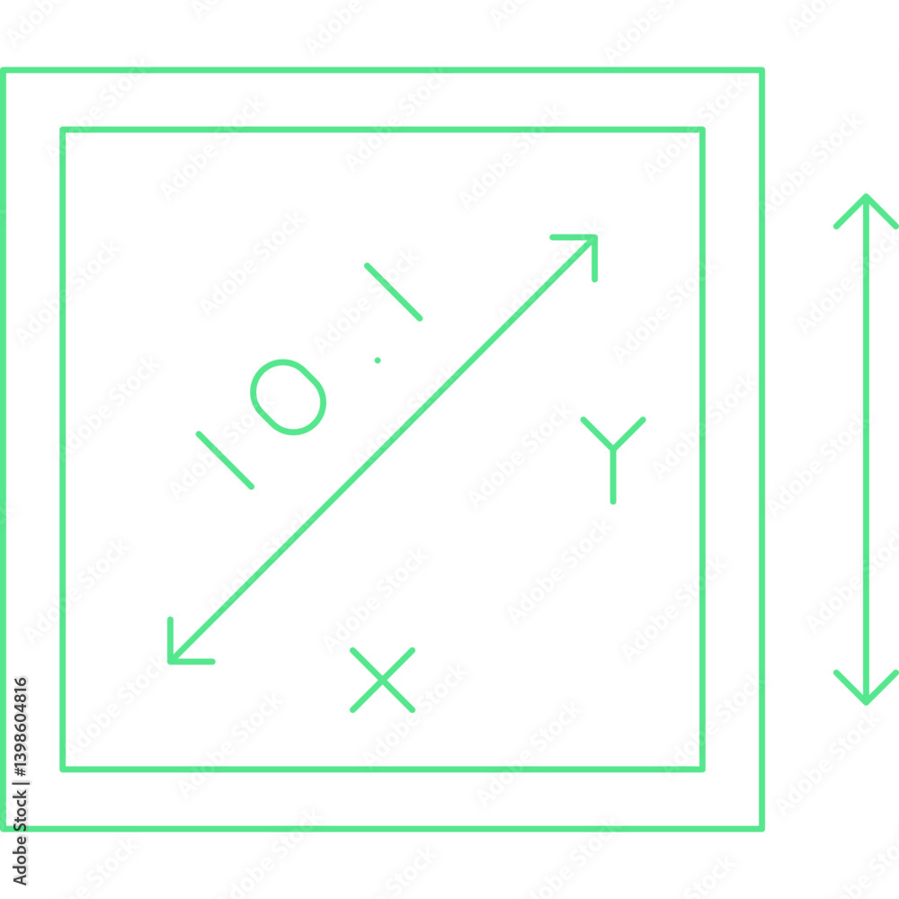 Measurement Calculation single vector illustration icon Measurement Calculation single vector illustration icon