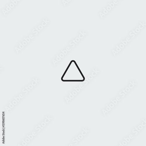 Free Download Triangle icon logo flat vector design - GFXLoad