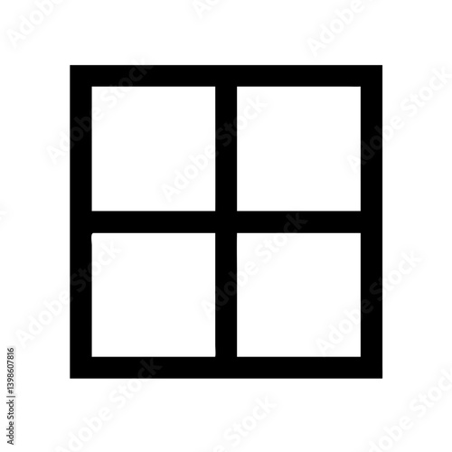 grid alt glyph  vector flat icon