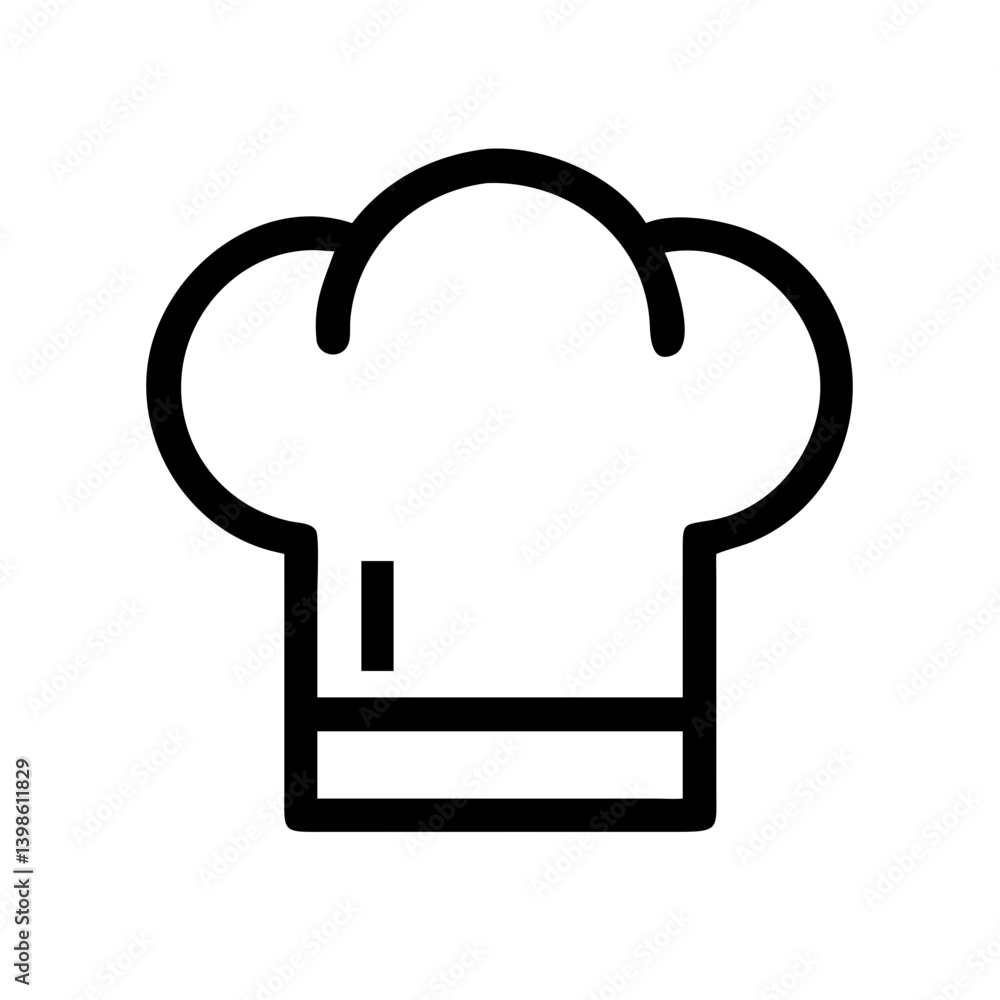 hat chef vector flat icon hat chef vector flat icon
