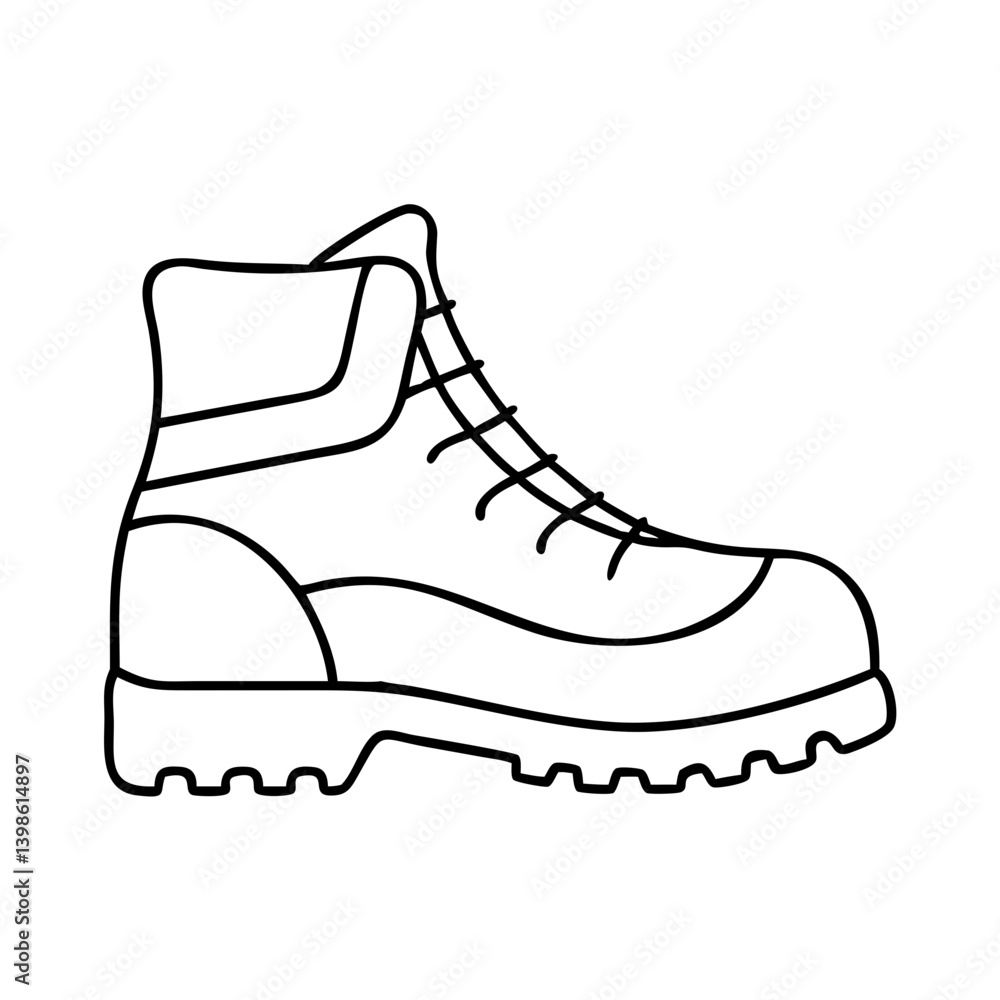hiking boots icon, hiking boots vector illustration-simple illustration of hiking boots, perfect for hiking boots logos and icons hiking boots icon, hiking boots vector illustration-simple illustration of hiking boots, perfect for hiking boots logos and icons