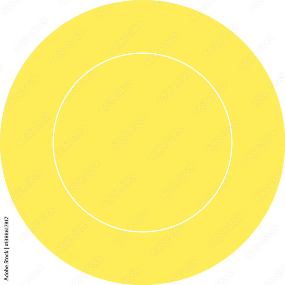 Circle single vector illustration icon Circle single vector illustration icon