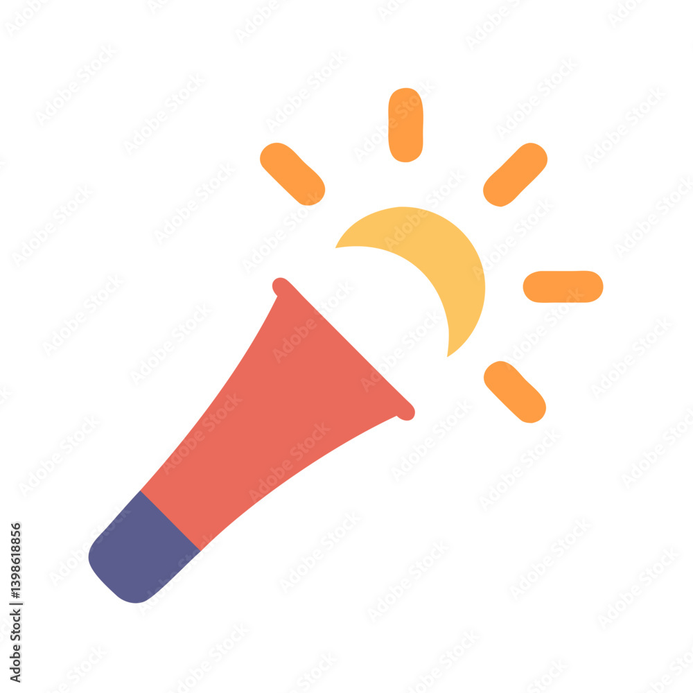 Flare Icon for Emergency, Signal, and Light Effects in Vector Style Flare Icon for Emergency, Signal, and Light Effects in Vector Style