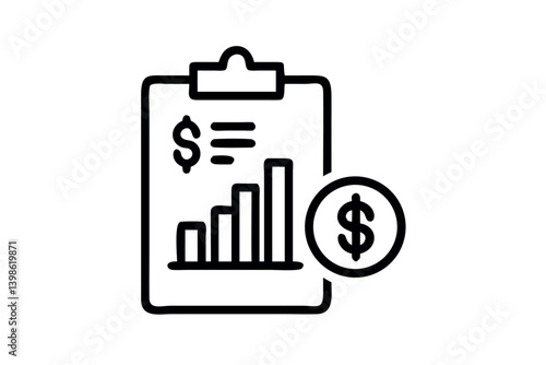 Illustration for cash flow concepts with colorful charts and graphs showing financial growth and data analysis