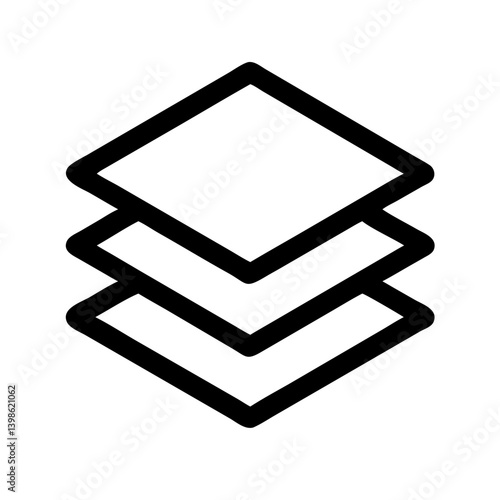 layers  vector flat icon