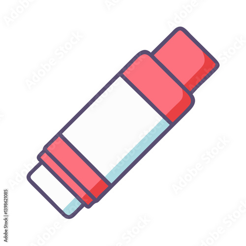 Glue Stick Icon for Crafting, Office Supplies, and DIY Projects