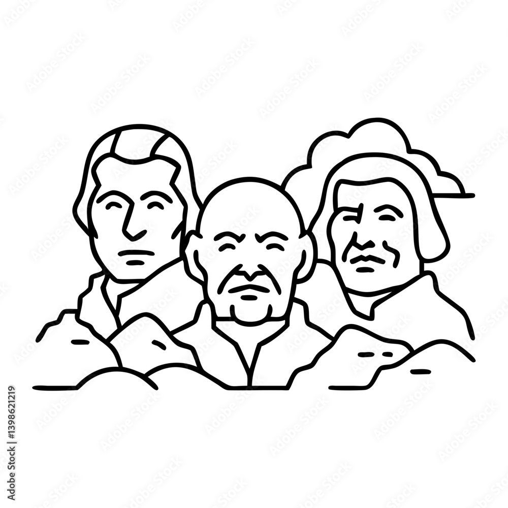 mount rushmore icon, mount rushmore vector illustration-simple illustration of mount rushmore, perfect for mount rushmore logos and icons mount rushmore icon, mount rushmore vector illustration-simple illustration of mount rushmore, perfect for mount rushmore logos and icons