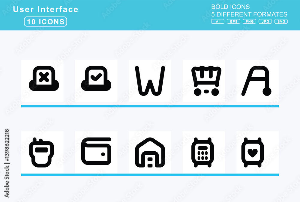 Set of 5 bold user interface icons, table, list, icon, flat, vector, picnic, pivot, rows, tablet, tree, tachometer, average, -2 Set of 5 bold user interface icons, table, list, icon, flat, vector, picnic, pivot, rows, tablet, tree, tachometer, average, -2