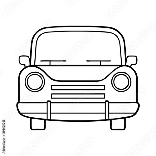 retro bumper icon, retro bumper vector illustration-simple illustration of retro bumper, perfect for retro bumper logos and icons