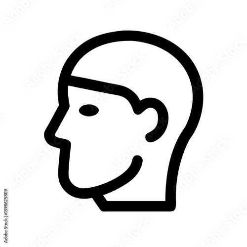 man head  vector flat icon