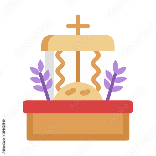 Lent Icon for Spirituality, Faith, and Reflection
