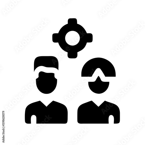 mentorship icon  vector flat icon