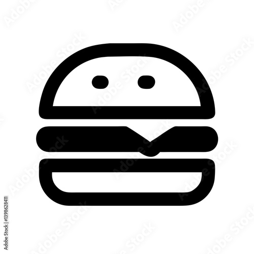 menu burger free interface icon glyph  vector flat icon