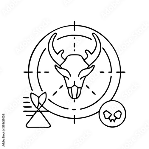 poaching symbol icon, poaching symbol vector illustration-simple illustration of poaching symbol, perfect for poaching symbol logos and icons