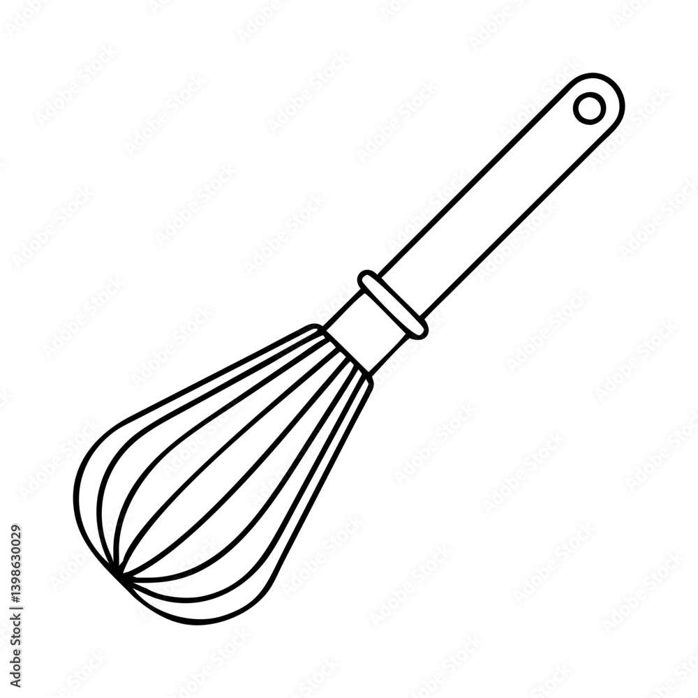 Obraz premium whisk icon, whisk vector illustration-simple illustration of whisk, perfect for whisk logos and icons