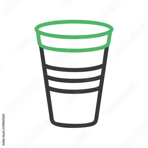 Plastic Cup Icon for Everyday Use and Convenience