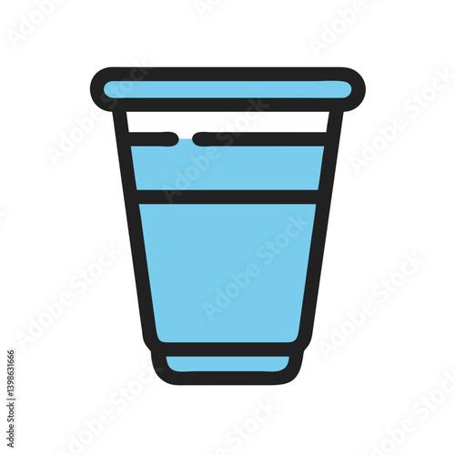 Plastic Cup Icon for Everyday Use and Convenience