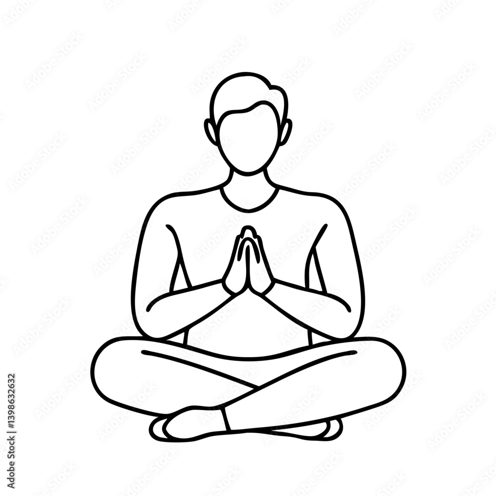meditation pose icon, meditation pose vector illustration-simple illustration of meditation pose, perfect for meditation pose logos and icons meditation pose icon, meditation pose vector illustration-simple illustration of meditation pose, perfect for meditation pose logos and icons