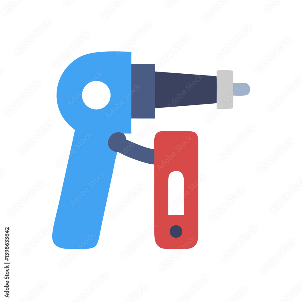 Riveter Icon for Construction and Metalwork Riveter Icon for Construction and Metalwork