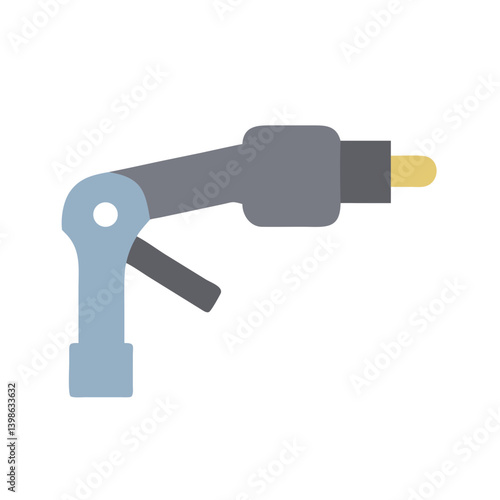 Riveter Icon for Construction and Metalwork