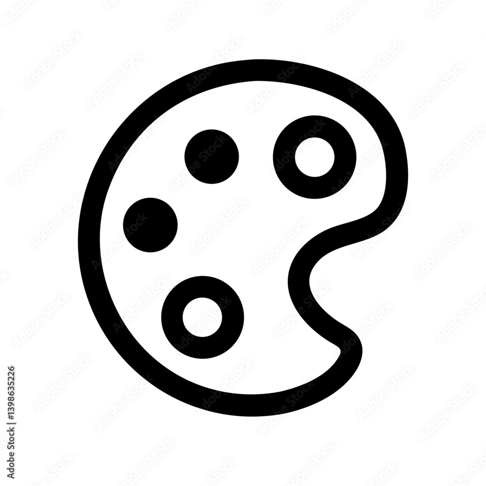 palette vector flat icon palette vector flat icon