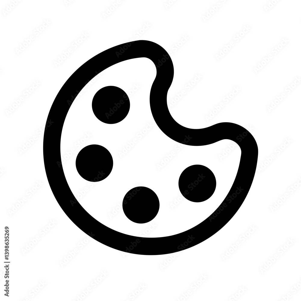 palette vector flat icon palette vector flat icon