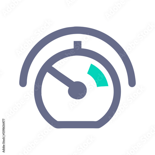 Speed Sensor Icon for Monitoring and Precision