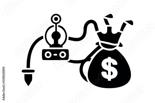 Financial Investment Exploration Device Cash Flow Locating Treasure and Riches