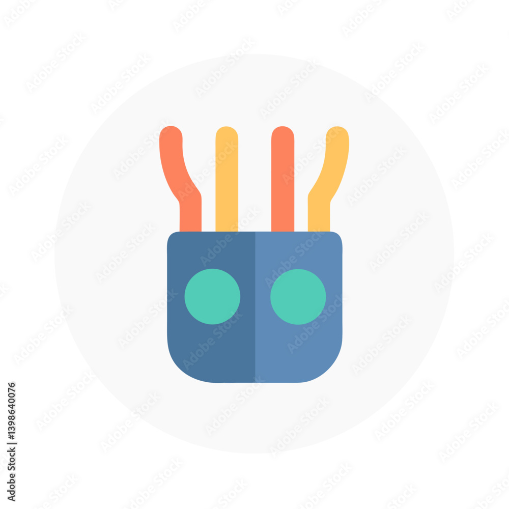Connected Currents: Minimal Wires Icon Vector Design Connected Currents: Minimal Wires Icon Vector Design
