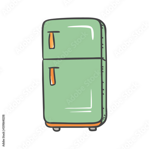 refrigerator icon, refrigerator vector illustration-simple illustration of refrigerator, perfect for refrigerator logos and icons