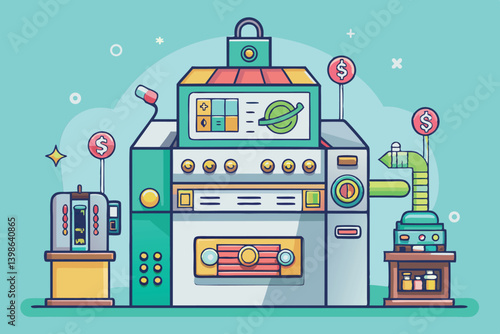 Automated Pharmaceutical Production and Cash Flow Dispensing System for Global Healthcare