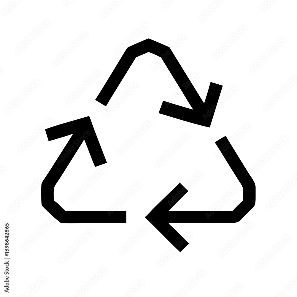 recycle vector flat icon recycle vector flat icon