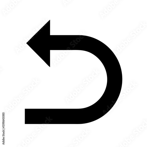 redo glyph  vector flat icon