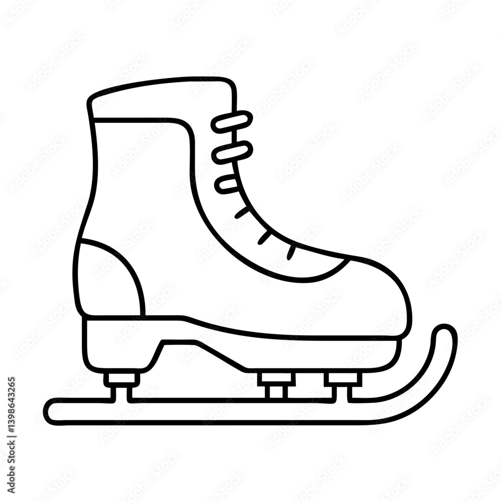 ice skates icon, ice skates vector illustration-simple illustration of ice skates, perfect for ice skates logos and icons ice skates icon, ice skates vector illustration-simple illustration of ice skates, perfect for ice skates logos and icons