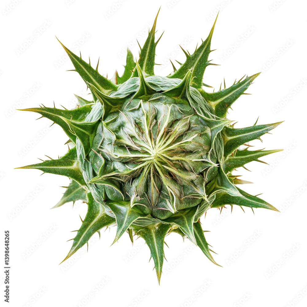 Thistle isolated on white background Thistle isolated on white background