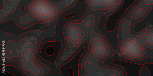 Abstract papercut design. Background of the topographic map. modern wallpaper texture and realistic design used for banner and posters, mountain relief geographic pattern. vector illustration.