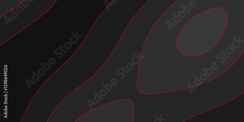 Abstract papercut design. Background of the topographic map. modern wallpaper texture and realistic design used for banner and posters, mountain relief geographic pattern. vector illustration.