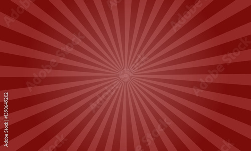 Illustration with a radial radiant pattern emanating from the center and expanding outward in alternating dark blue and light blue rays. The graphic pattern is often used to create backgrounds in desi