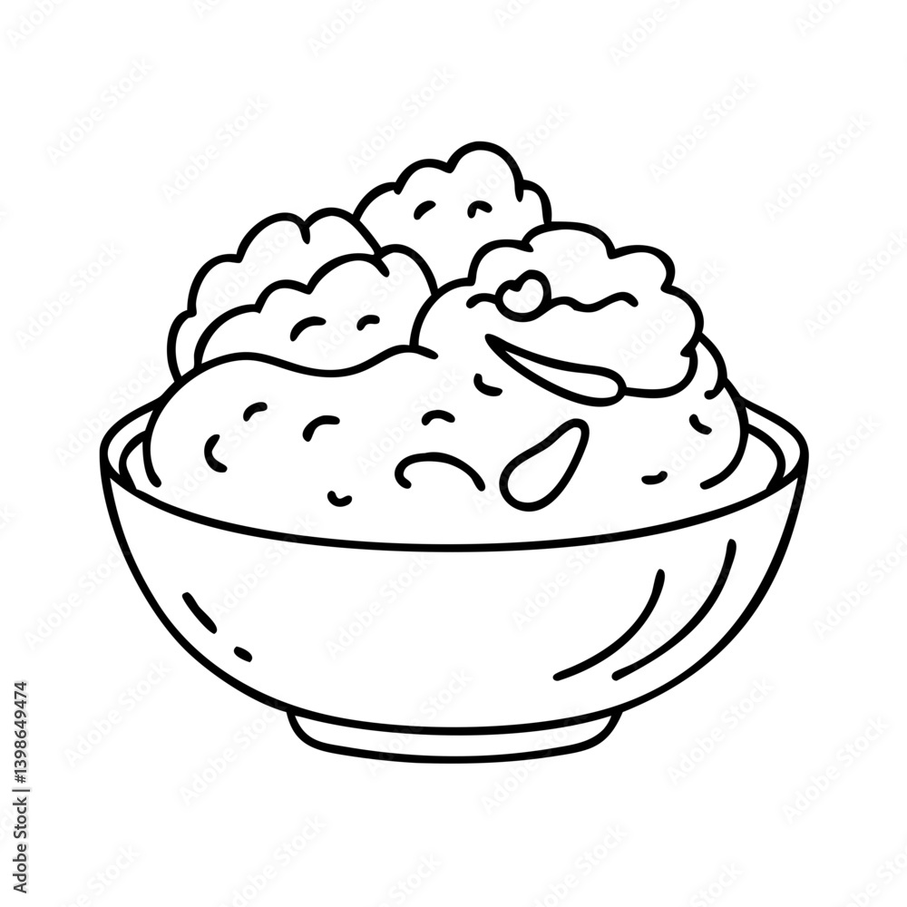 mashed potatoes icon, mashed potatoes vector illustration-simple illustration of mashed potatoes, perfect for mashed potatoes logos and icons mashed potatoes icon, mashed potatoes vector illustration-simple illustration of mashed potatoes, perfect for mashed potatoes logos and icons