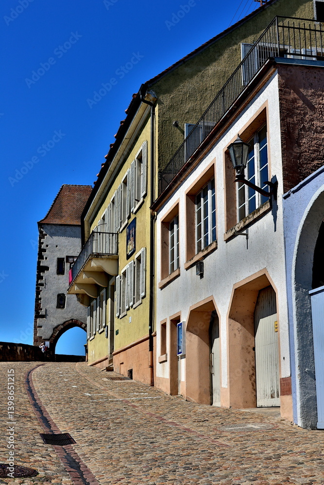 Fototapeta premium Hagenbergturm in der Altstadt von Breisach