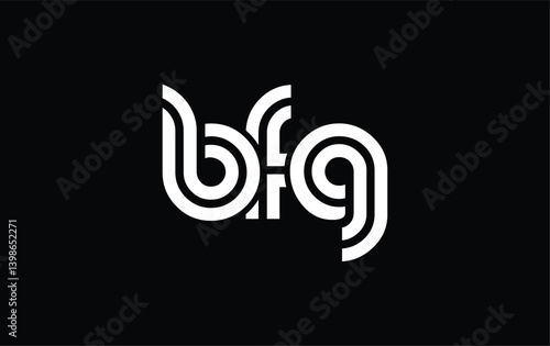 Fotografie BFG Creative Unique Modern Letter Logo Design