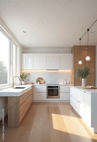 stylish modern kitchen transformation sleek appliances minimalist design contemporary home interior renovation, cabinet, countertop, drawer, style, decor