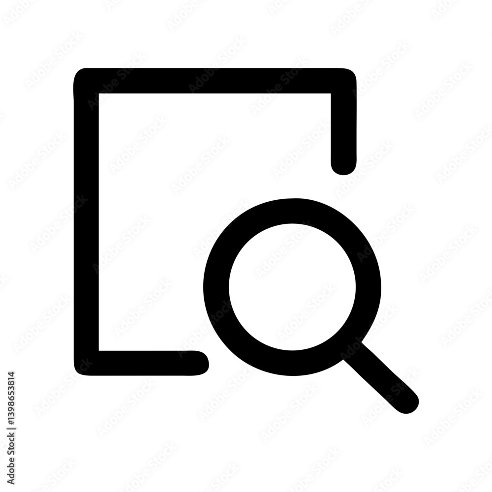 search alt vector flat icon search alt vector flat icon