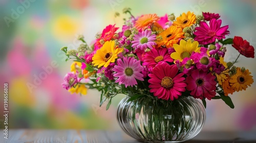 coloful beautiful flowers on the background, colored flowers on abstract background, flower wallpaper