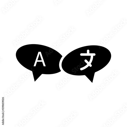 Kumpulan ikon bahasa. Berisi ikon komunikasi, terjemahan, ucapan, non-verbal, menulis, berbicara, kamus, teks, keterampilan bahasa dan kosa kata. Koleksi ikon padat.