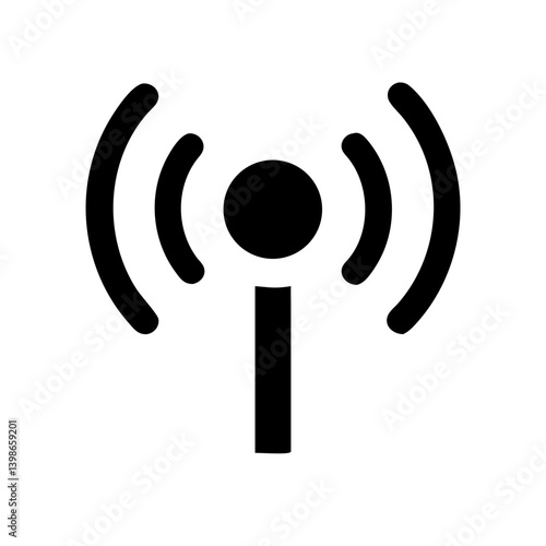 signal alt   vector flat icon