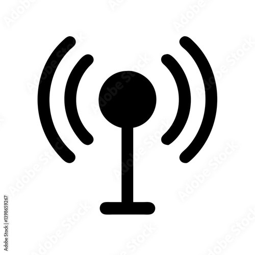 signal alt   vector flat icon